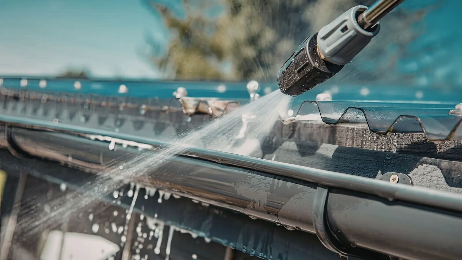 Gutter cleaning and roof washing in Chicago IL